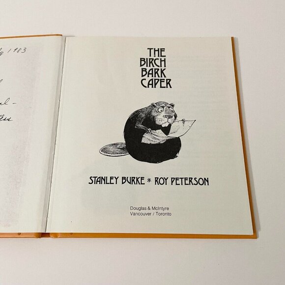 Vtg 1981 The Birch Bark Caper Book by Stanley Burke Roy Peterson - Picture 8 of 16